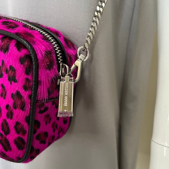 Authentic Golden Goose Star Bag - Fuschia Leopard Print - Picture 8 of 16
